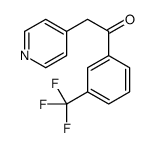 Ethanone, 2-(4-pyridinyl)-1-[3-(trifluoromethyl)phenyl]- 结构式