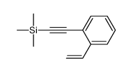 Benzene, 1-ethenyl-2-[2-(trimethylsilyl)ethynyl]- 结构式