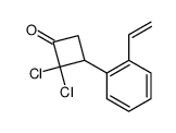 2,2-二氯-3-(2-乙烯基苯基)环丁酮 结构式