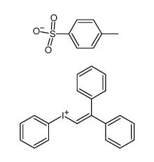 Iodonium, (2,2-diphenylethenyl)phenyl-, 4-methylbenzenesulfonate (1:1) 结构式