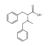 D-Phenylalanine, N-methyl-N-(phenylmethyl)- 结构式