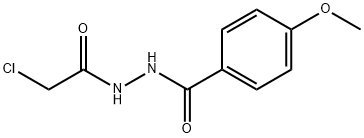 N-(氯乙酰基)-4-甲氧基苯并肼 结构式