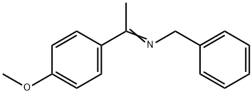 Benzenemethanamine, N-[1-(4-methoxyphenyl)ethylidene]- 结构式