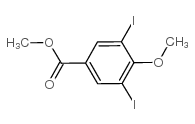 3,5-二碘-4-甲氧基苯甲酸甲酯 结构式