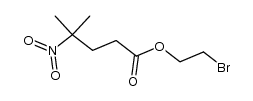 Pentanoic acid, 4-methyl-4-nitro-, 2-bromoethyl ester 结构式