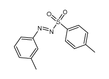 Benzenesulfonamide, 4-methyl-N-[(3-methylphenyl)imino]- 结构式