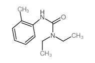 1,1-二乙基-3-(2-甲基苯基)脲 结构式