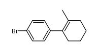 1-溴-4-(2-甲基-1-环己烯-1-基)苯 结构式