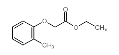2-甲基苯氧基醋酸乙酯 结构式