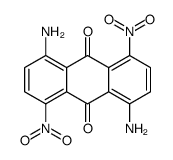 1,5-二氨基-4,8-二硝基蒽醌 结构式