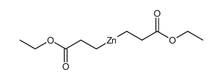 双(3-乙氧基-3-氧代丙基)锌 结构式