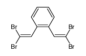 1,2-双(2,2-二溴乙烯基)苯 结构式