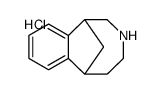 1,2,3,4,5,6-六氢-1,6-亚甲基-3-苯并氮杂环辛因盐酸盐 结构式