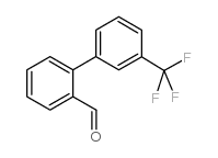 3-三氟甲基联苯-2-甲醛 结构式