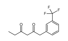 1-[3-(三氟甲基)苯基]-2,4-己二酮 结构式