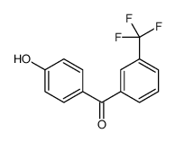 4-羟基苯基[3-(三氟甲基)苯基]甲酮 结构式