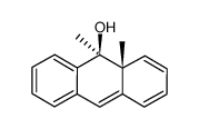顺-8a,9-二氢-8a,9-二甲基-9-蒽酚 结构式