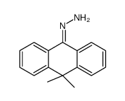 9(10H)-Anthracenone, 10,10-dimethyl-, hydrazone 结构式