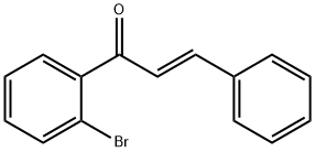 (2E)-1-(2-溴苯基)-3-苯基-2-丙烯-1-酮 结构式