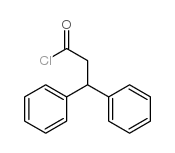 3,3-二苯基丙酰氯 结构式