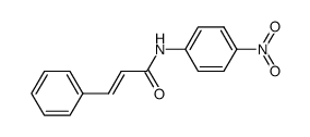 N-(4-nitrophenyl)-3-phenylacrylamide 结构式