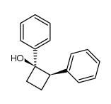 反-1,2-二苯基环丁醇 结构式