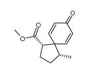 Spiro[4.5]deca-6,9-diene-1-carboxylic acid, 4-methyl-8-oxo-, methyl ester, (1R,4S)-rel- 结构式