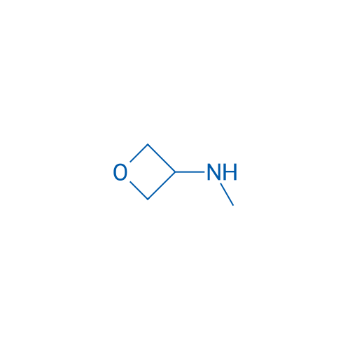 3-甲氨基氧杂环丁烷 结构式