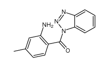 Methanone, (2-amino-4-methylphenyl)-1H-benzotriazol-1-yl- 结构式