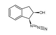 (1S,2R)-1-叠氮基-2,3-二氢-1H-茚-2-醇 结构式