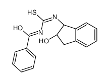 Benzamide, N-[[(2,3-dihydro-2-hydroxy-1H-inden-1-yl)amino]thioxomethyl]-, trans- (9CI) 结构式