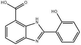 2-(2-羟苯基)-3H-苯并咪唑-4-羧酸 结构式