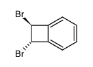 rel-(1R*)-1β*,2α*-Dibromo-1,2-dihydrobenzocyclobutene 结构式