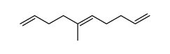(5E)-5-甲基-1,5,9-癸三烯 结构式