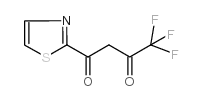 4,4,4-三氟-1-(1,3-噻唑-2-基)丁烷-1,3-二酮 结构式