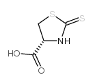 (4R)-(-)-2-硫酮基-4-噻唑烷羧酸 结构式