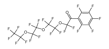 1-Propanone, 1-(4-bromo-2,3,5,6-tetrafluorophenyl)-2,3,3,3-tetrafluoro-2-(1,1,2,2,3,3,3-heptafluoropropoxy)- 结构式