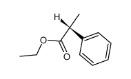 乙基 (R)-2-苯基丙酸酯 结构式