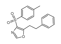 4-[(4-甲基苯基)磺酰基]-5-(2-苯乙基)-1,3-恶唑 结构式