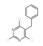 5-苄基-2,4,6-三氯-嘧啶 结构式
