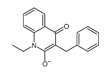 1-乙基-4-羟基-3-苄基-2(1H)-喹啉酮 结构式