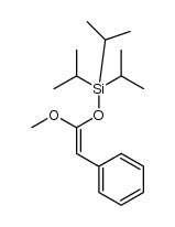 Benzene, [2-methoxy-2-[[tris(1-methylethyl)silyl]oxy]ethenyl]- 结构式