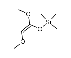 [(Z)-1,2-dimethoxyethenoxy]-trimethylsilane 结构式