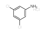 3,5-二氯苯胺 结构式