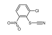 2-氯-6-硝基苯基硫氰酸酯 结构式