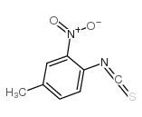 4-甲基-2-硝基异硫氰酸苯酯 结构式