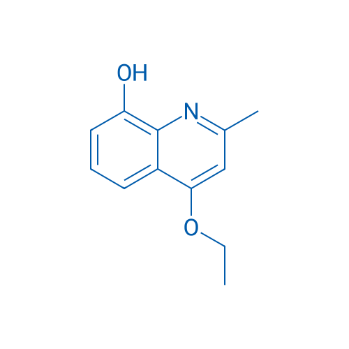 4-乙氧基-2-甲基喹啉-8-醇 结构式