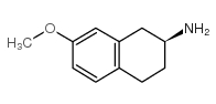 (S)-2-氨基-7-甲氧基四氢萘 结构式