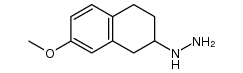 1-(1,2,3,4-tetrahydro-6-methoxynaphthalen-3-yl)hydrazine 结构式