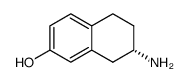 (S)-2-氨基-7-羟基四氢化萘 结构式